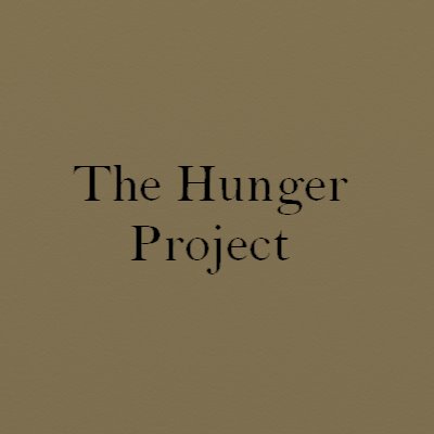 The hunger project