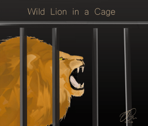 Go to Lion in a Cage