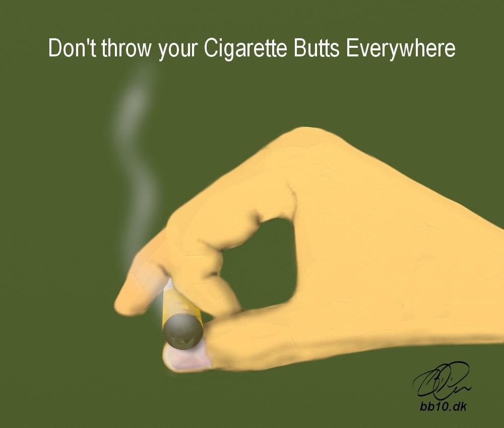 Cigarette butt Very well mind World cigarette litter facts