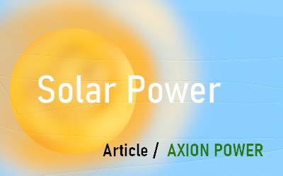 Article Axion Power