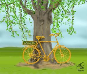 My yellow Bike