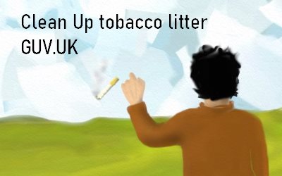 Clean up tobacco litter in England