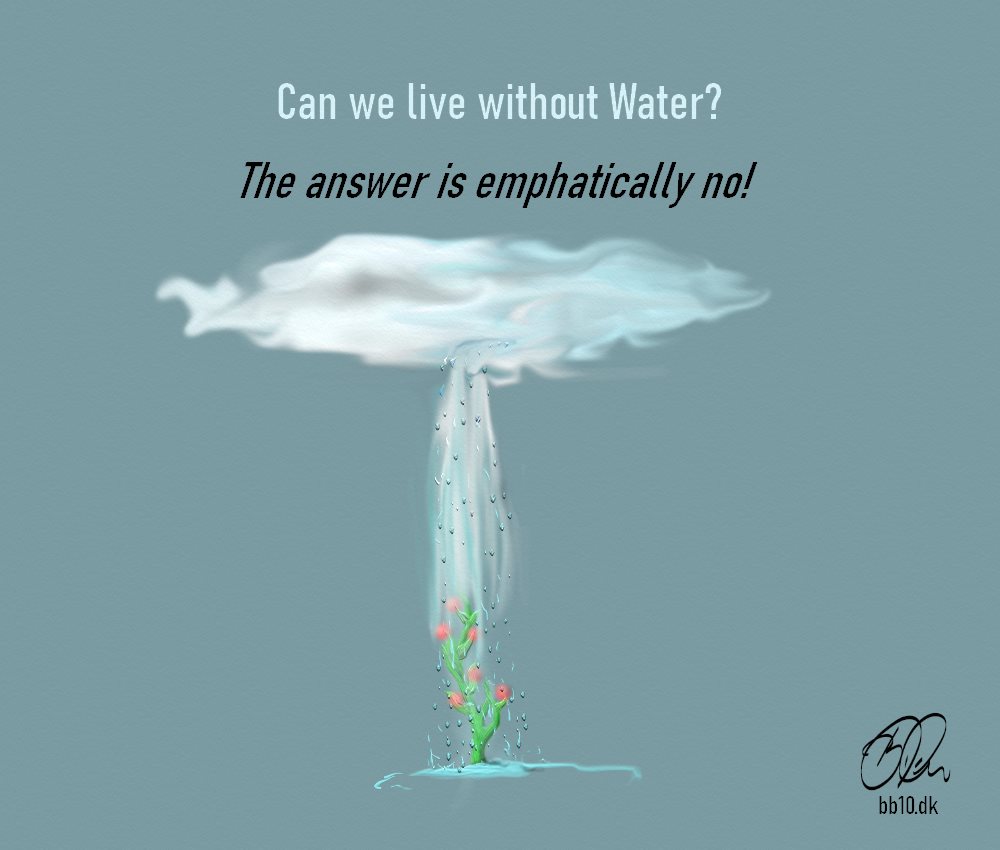  why we can't survive without water