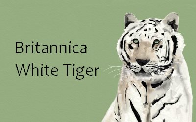 Britannica White Tiger
