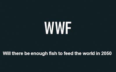 WWF Will there be enough fish to feed the World in 2050